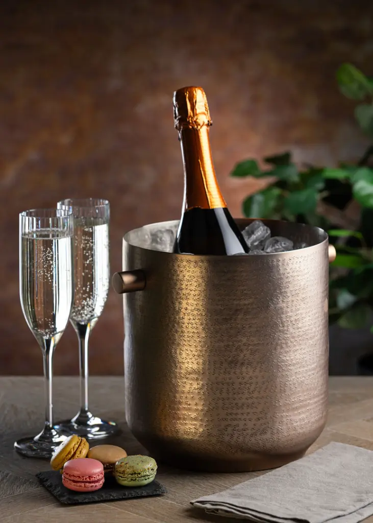 F91219-000000-B01006 Aged Copper Bottle cooling bucket 19.5 x 21cm 02.webp