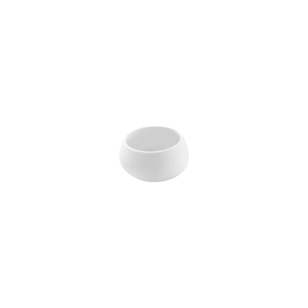 DEGRENNE COCOTTE BLANC SABLE — slanted rim cup 7,3cm -   7cl — 211892 (Pack of 6 pieces)
