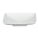 DEGRENNE MODULO BLANC — Square bowl, footed coupe — 136502 (Pack of 6 pieces)