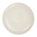 DEGRENNE MODULO NATURE Kaolin — round dinner plate 27,9 cm — 184077 (Pack of 6 pieces)