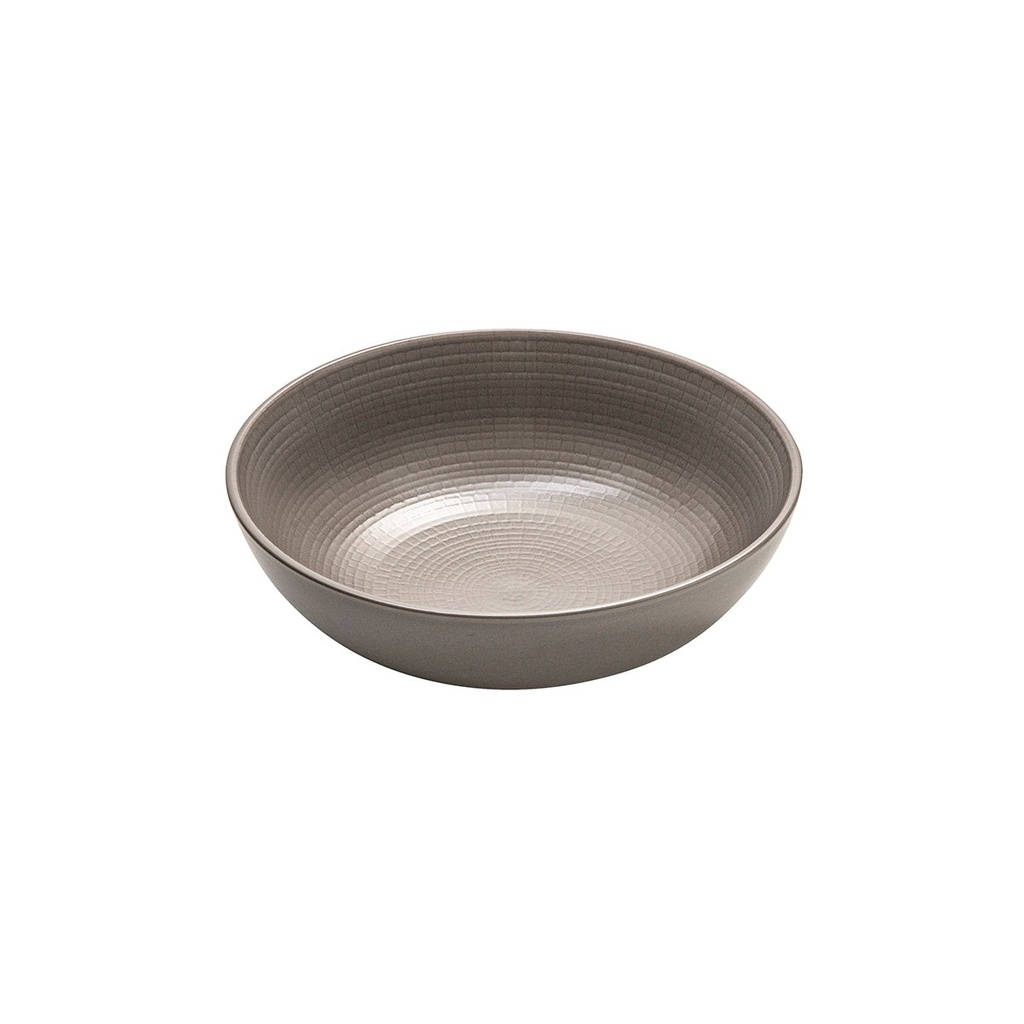 DEGRENNE MODULO NATURE Terre d'ombre — round cup 17,7 cm — 184099 (Pack of 6 pieces)