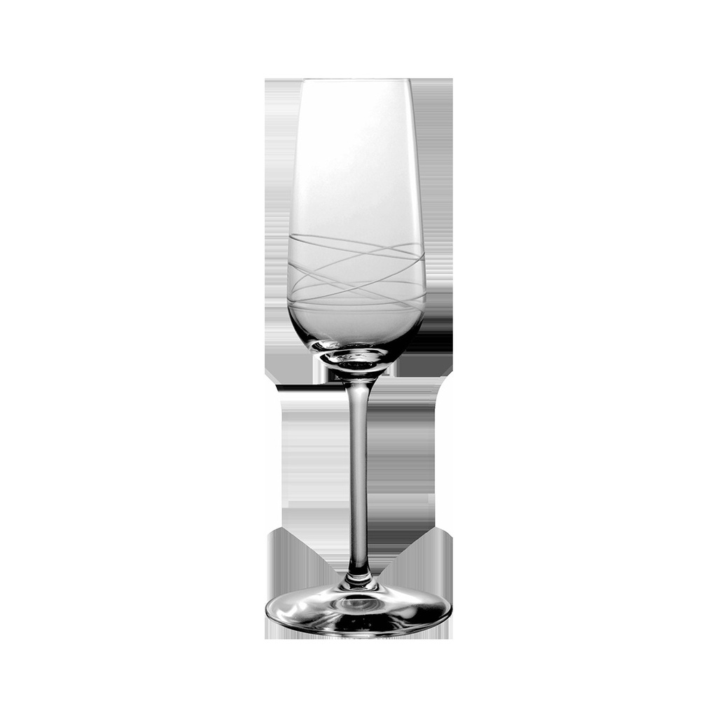 DEGRENNE GALATEE — Sparkling beverage flute 20cl — 184556 (Pack of 6 pieces)