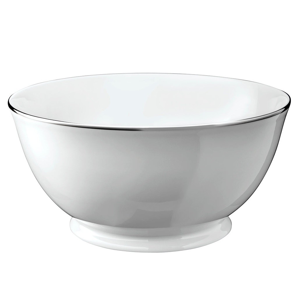 DEGRENNE GALON PLATINE — round salad bowl 26 cm — 190071 (One piece)