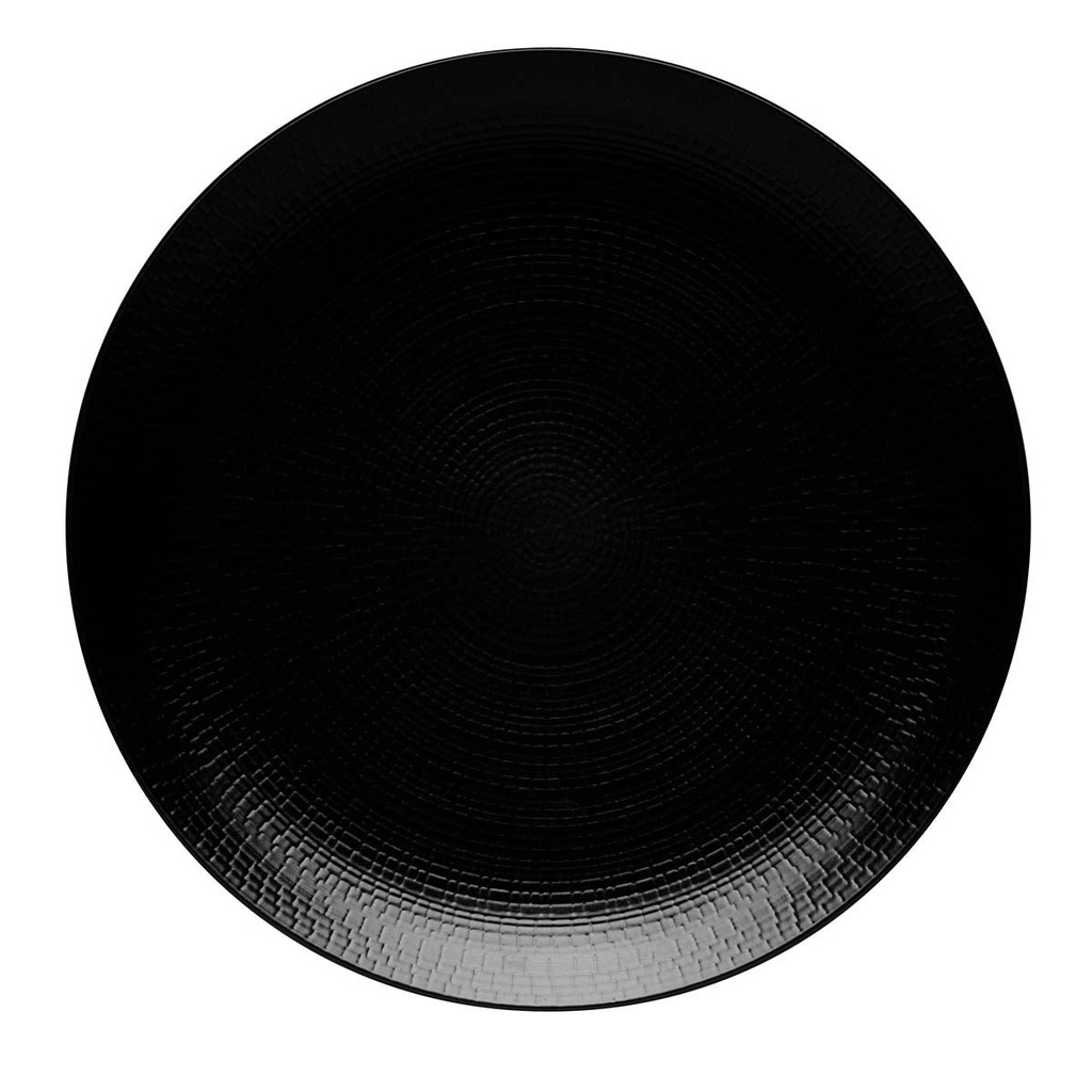 DEGRENNE MODULO NATURE PIERRE DE LAVE — Round dinner plate 31,5cm — 194455 (Pack of 3 pieces)