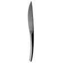 DEGRENNE XY BLACK — Table knife solid handle serrated — 195028 (Pack of 12 pieces)