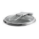 DEGRENNE EVENTO CHAFING DISH — Lid with stainless steel gutter, tempered glass — 203470 (One piece)