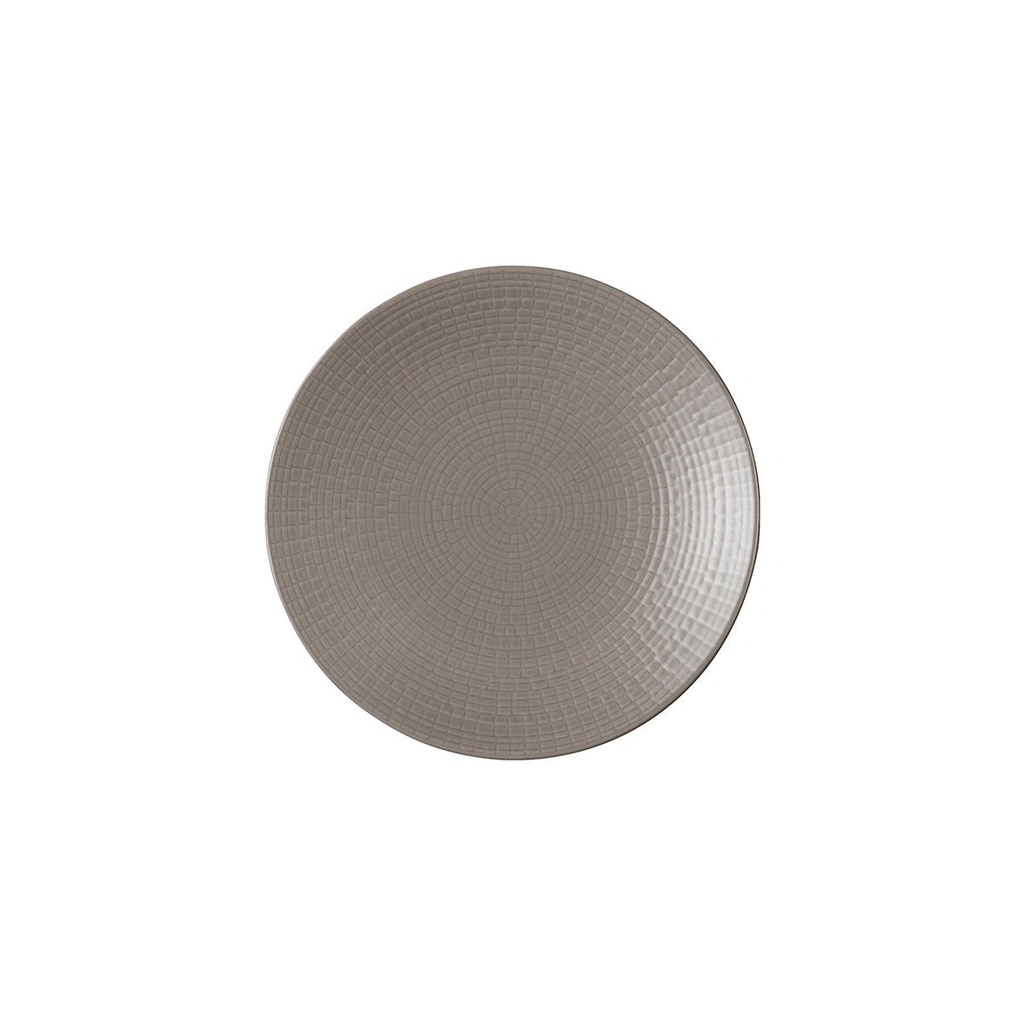 DEGRENNE MODULO NATURE Terre d'ombre طبق خبز وزبدة دائري 16 سم — 209093