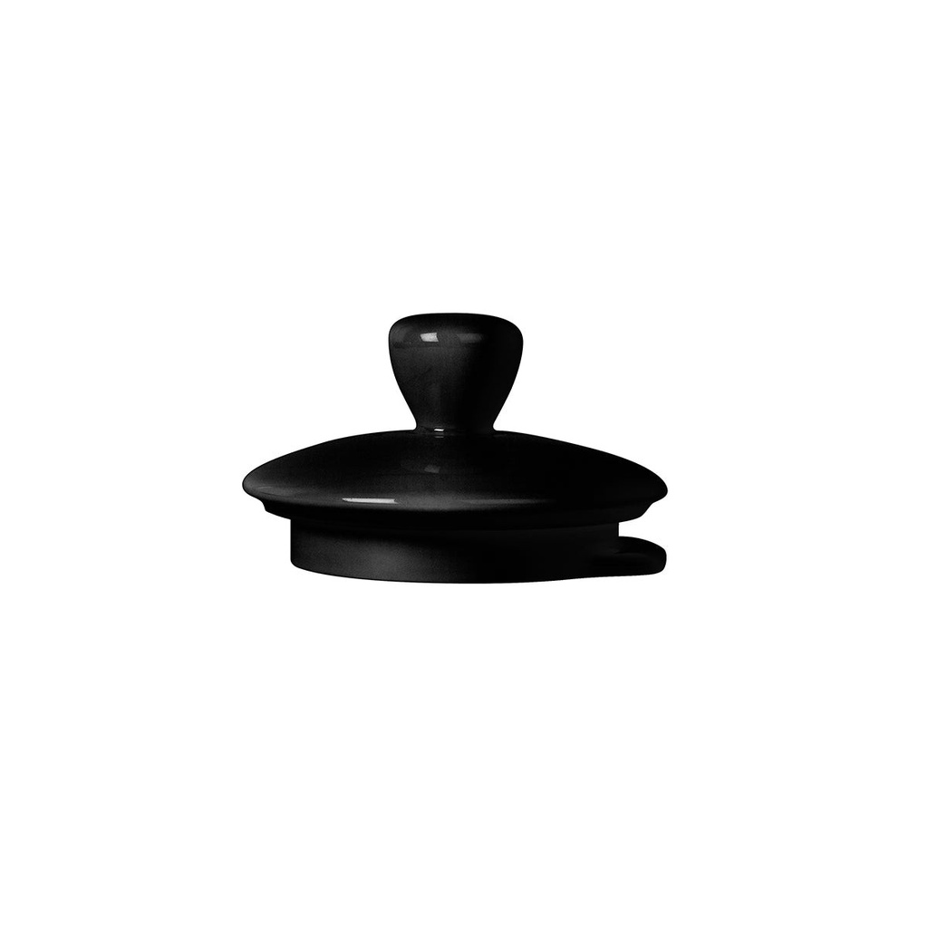 DEGRENNE SALAM NOIR MAT — Porcelain lid for tea pot 2/4 cups — 210575 (Pack of 6 pieces)
