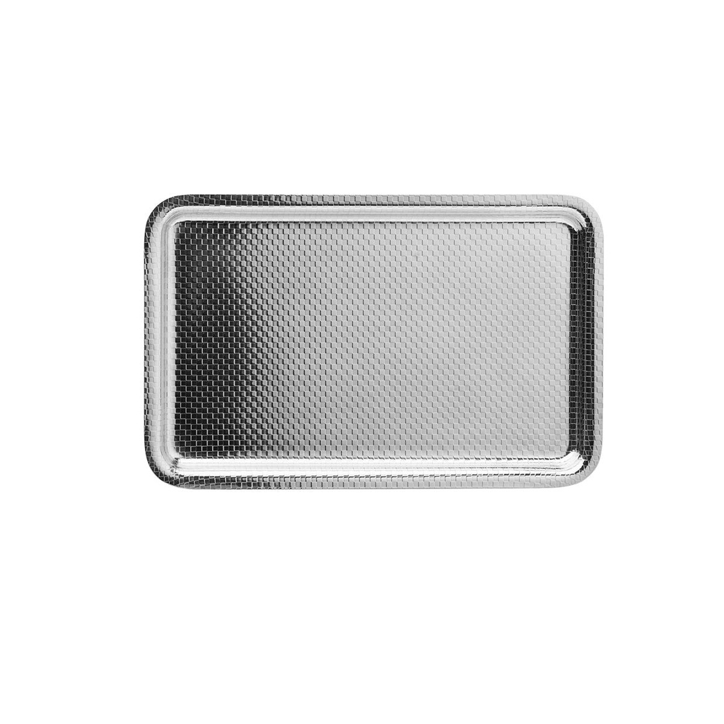 DEGRENNE NEWPORT CUBIQUE — Rectangular serving tray without handles 22x14cm — 211889 (One piece)
