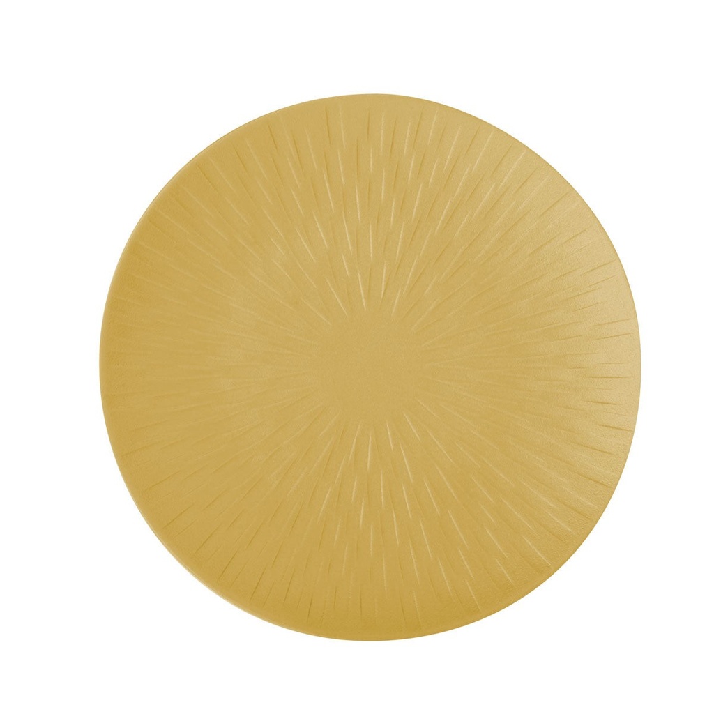 DEGRENNE BOREAL SATIN OR طبق خبز وزبدة دائري 14 سم — 225196
