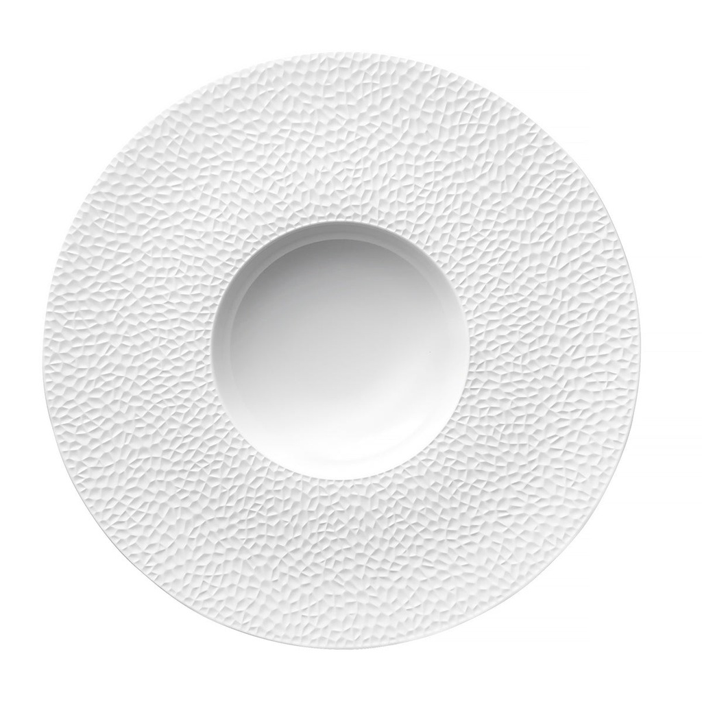 DEGRENNE COLLECTION L FRAGMENT — Round shallow bowl 27,9 cm — 227848 (Pack of 3 pieces)