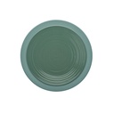 DEGRENNE BAHIA ARGILE VERTE — round dinner plate 23 cm — 230950 (Pack of 6 pieces)