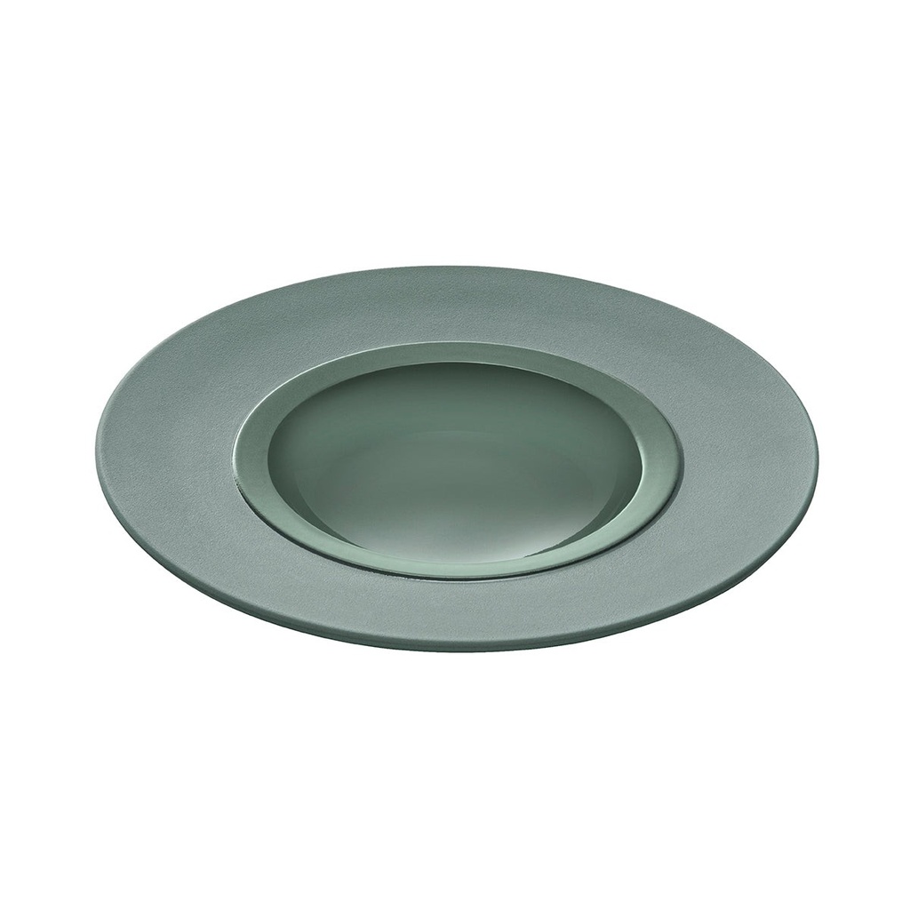 DEGRENNE BAHIA ARGILE VERTE طبق غورميه دائري 26 سم — 230955
