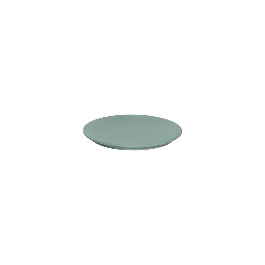DEGRENNE COCOTTE ARGILE  VERTE — round plate / cup lid 12.5 cm — 230959 (Pack of 6 pieces)