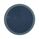 DEGRENNE BAHIA BLEU DE ROCHE — round dinner plate 29 cm — 230966 (Pack of 3 pieces)