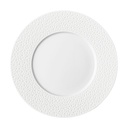 DEGRENNE COLLECTION L PERLES DE ROSEE — round dinner plate 28 cm — 233923 (Pack of 6 pieces)