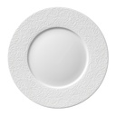 DEGRENNE COLLECTION L  COUTURE — Round Dinner plate w/wide rim — 237399 (Pack of 6 pieces)
