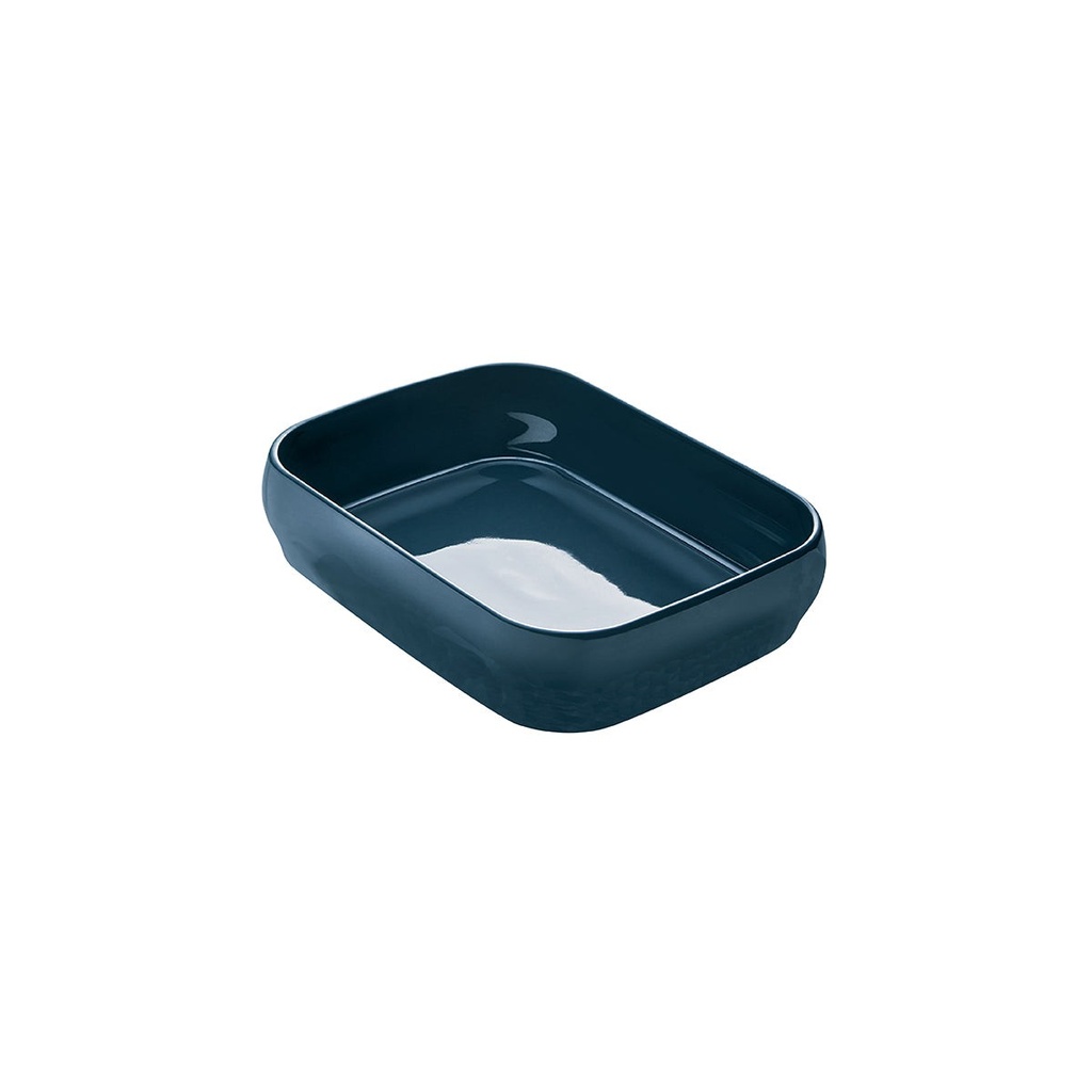 DEGRENNE BAHIA BLEU DE ROCHE طبق متوسط 22.8x16.2 سم — 237594