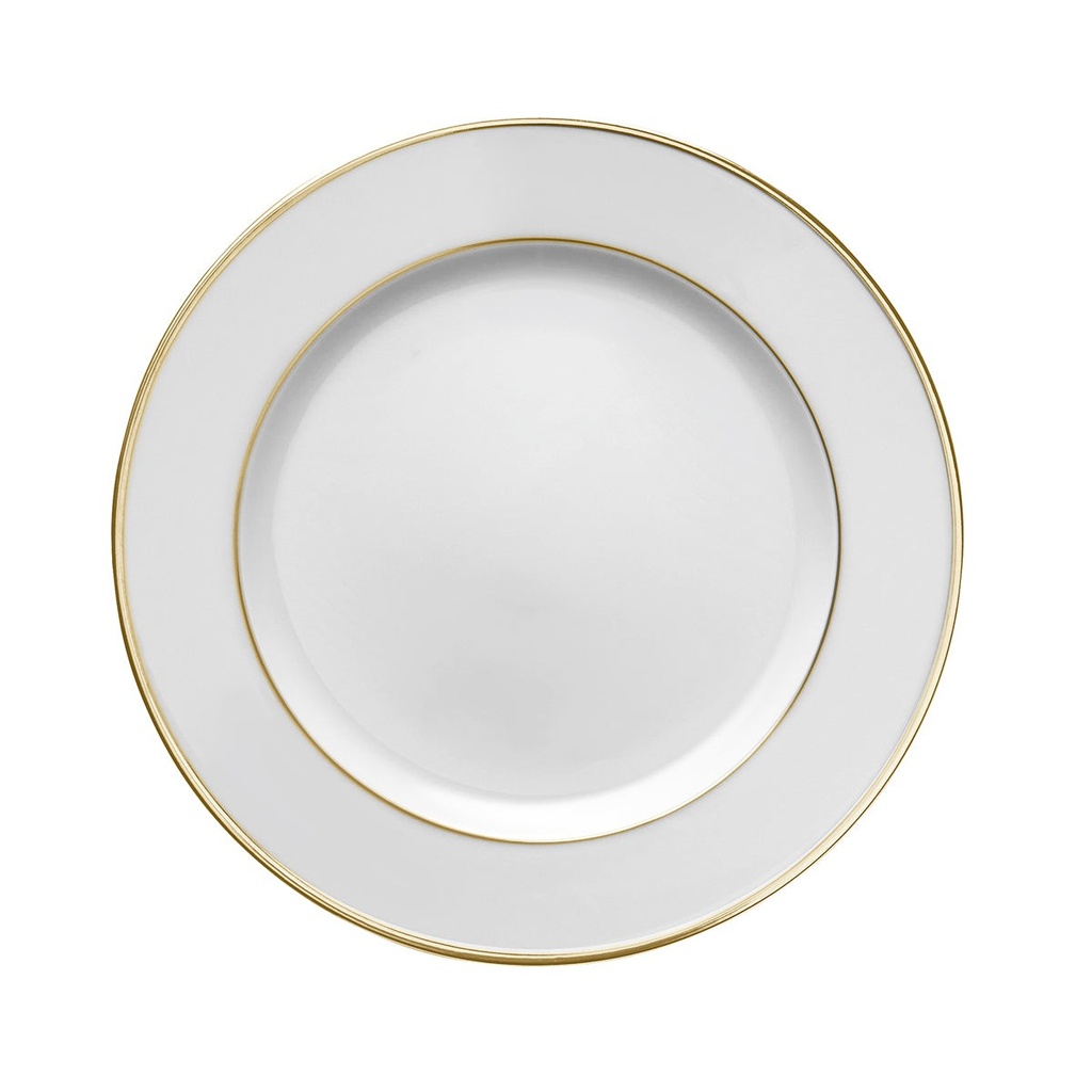 DEGRENNE GALON OR — round dinner plate 26.5 cm — 241090 (Pack of 6 pieces)