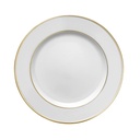DEGRENNE GALON OR — round dinner plate 26.5 cm — 241090 (Pack of 6 pieces)