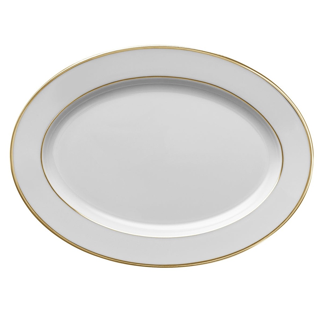 DEGRENNE GALON OR — oval dish 36,5x26,5 cm — 241095 (One piece)