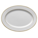 DEGRENNE GALON OR — oval dish 36,5x26,5 cm — 241095 (One piece)