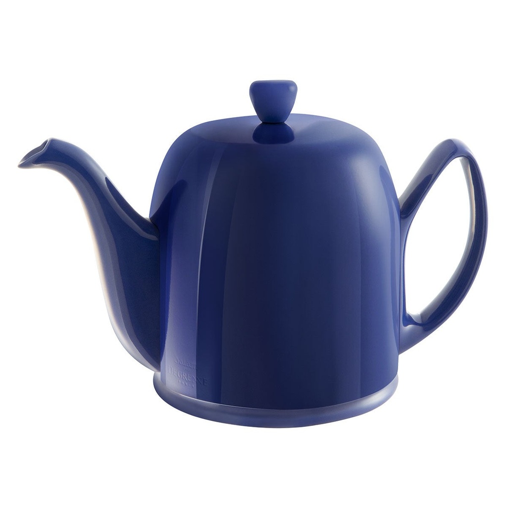 DEGRENNE SALAM MONOCHROME BLEUE — tea pot 6 cups monochrome blue — 242324 (One piece)