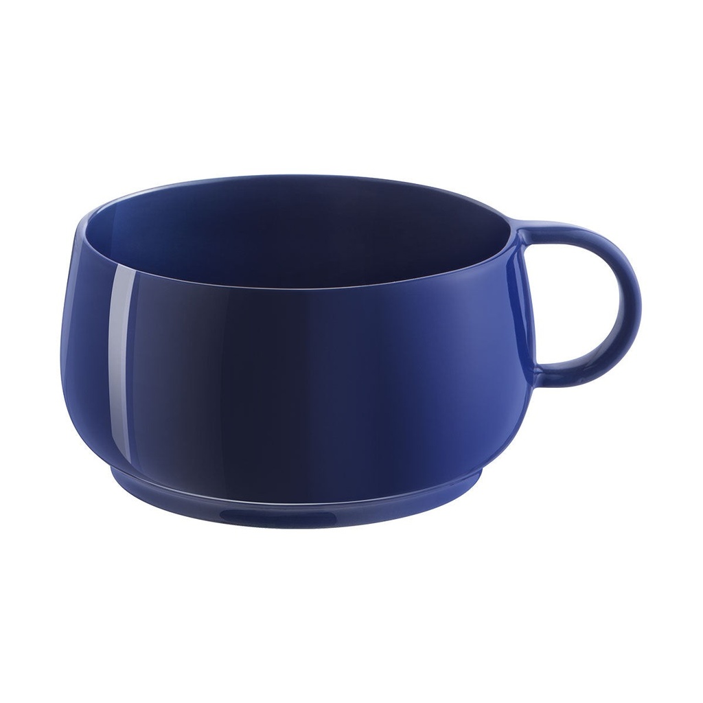 DEGRENNE EMPILEO CAFETERIE BLEU — Cappucino/tea cup 25cl — 242632 (Pack of 6 pieces)