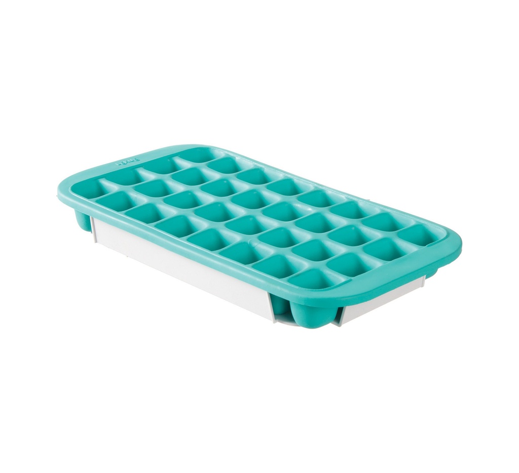Mallard Ferrière Large silicone ice-cube tray with support — Length: 335 mm; Width: 180 mm; Height: 33 mm — 01928