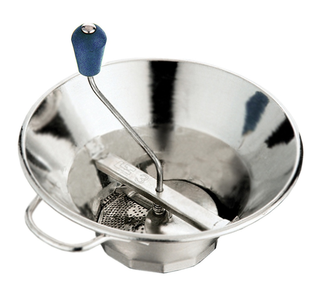 Mallard Ferrière No.3 stainless steel food mill with three grids — Diameter: 310 mm — 01996