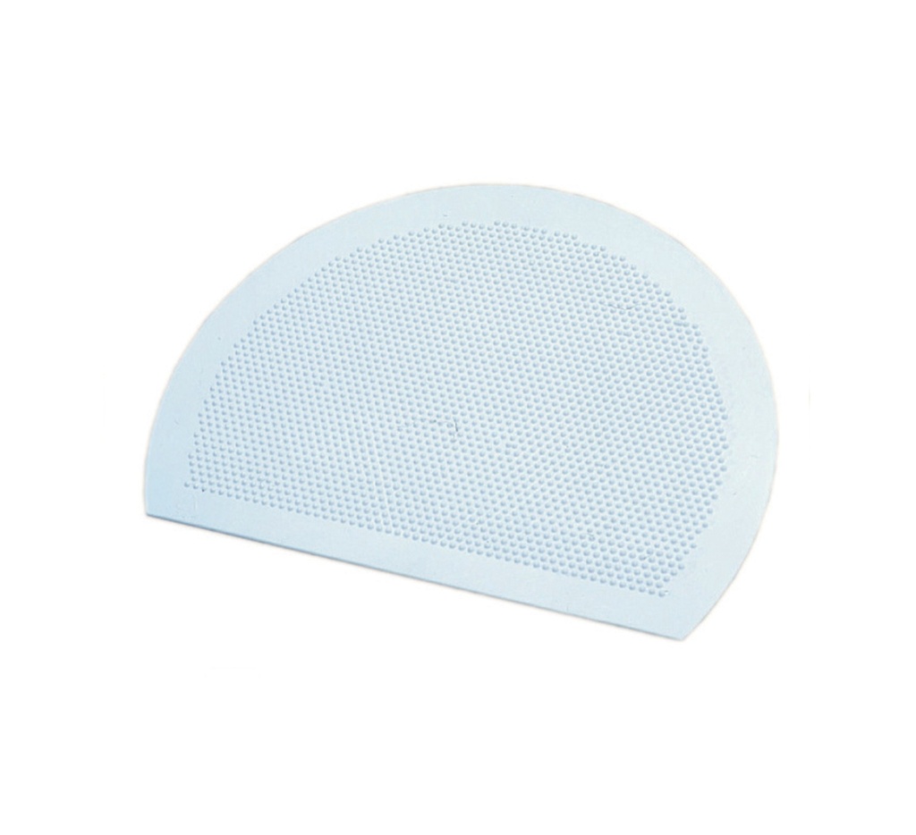 Mallard Ferrière Large rigid polypropylene dough scraper — Length: 195 mm; Width: 150 mm — 02717