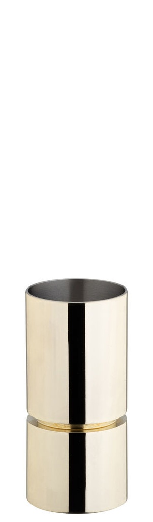 Utopia – Gold Straight Sided Jigger 25/50ml (Pack of 6)