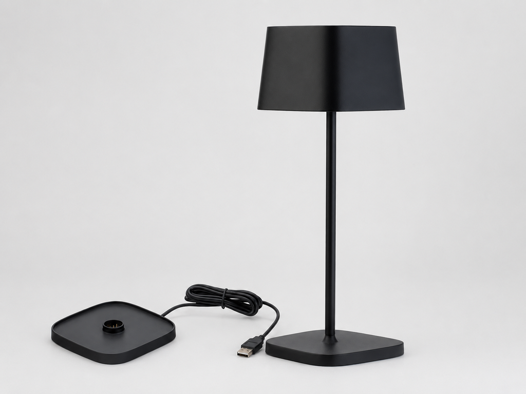 Utopia – Montego LED Cordless Lamp 30cm - Black — H30100-000000-B01006