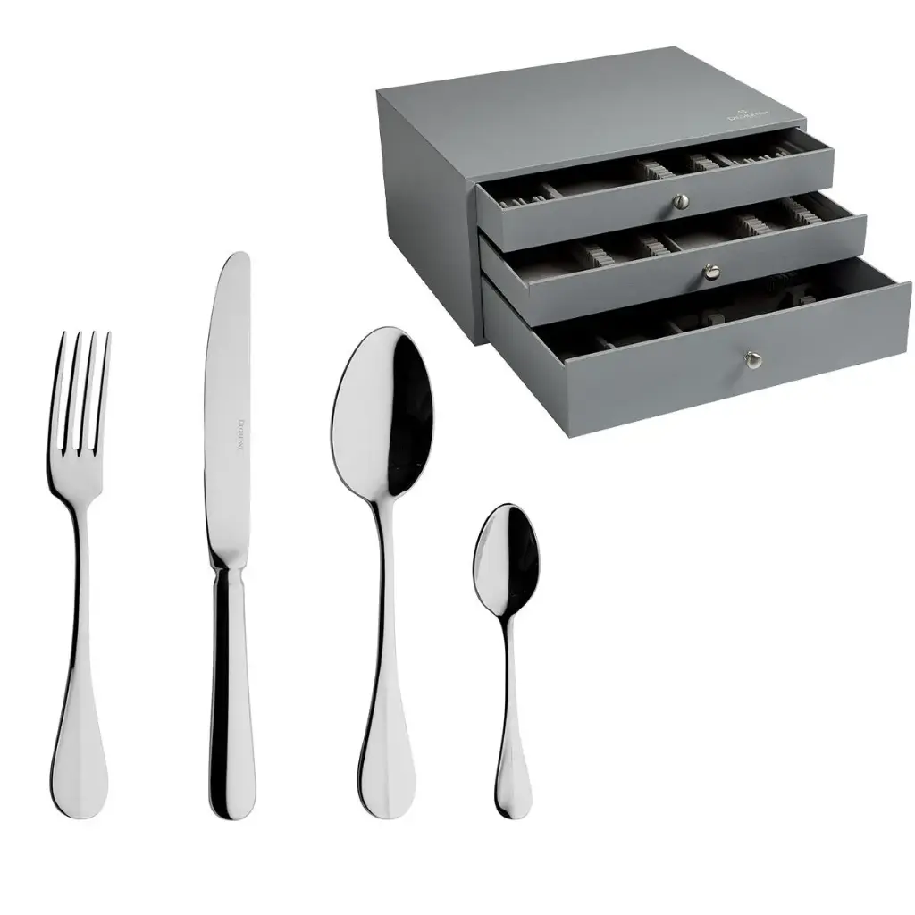 DEGRENNE BLOIS — 100 pieces solid handle serrated box set — 246070 (One piece)