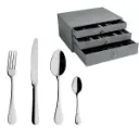 DEGRENNE BLOIS — 100 pieces solid handle serrated box set — 246070 (One piece)