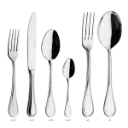 DEGRENNE VERLAINE — 50 pieces solid handle serrated box set — 246077 (One piece)