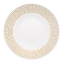 DEGRENNE COURONNE DOREE — Shallow coupe bowl 24cm — 246719 (Pack of 6 pieces)