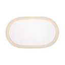 DEGRENNE COURONNE DOREE طبق بيضاوي 38 x 23,5 سم — 246721