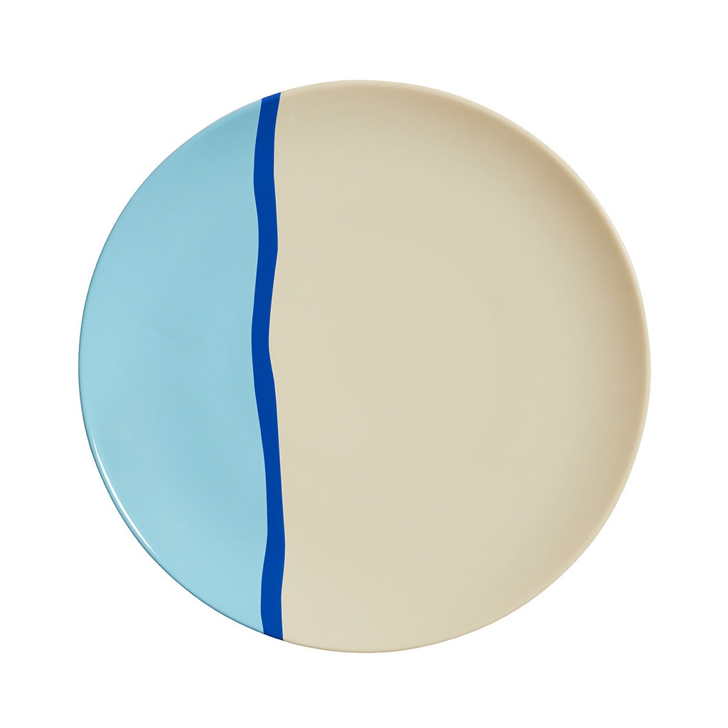 DEGRENNE DESTINATION round dinner plate 26 cm MER — 245258