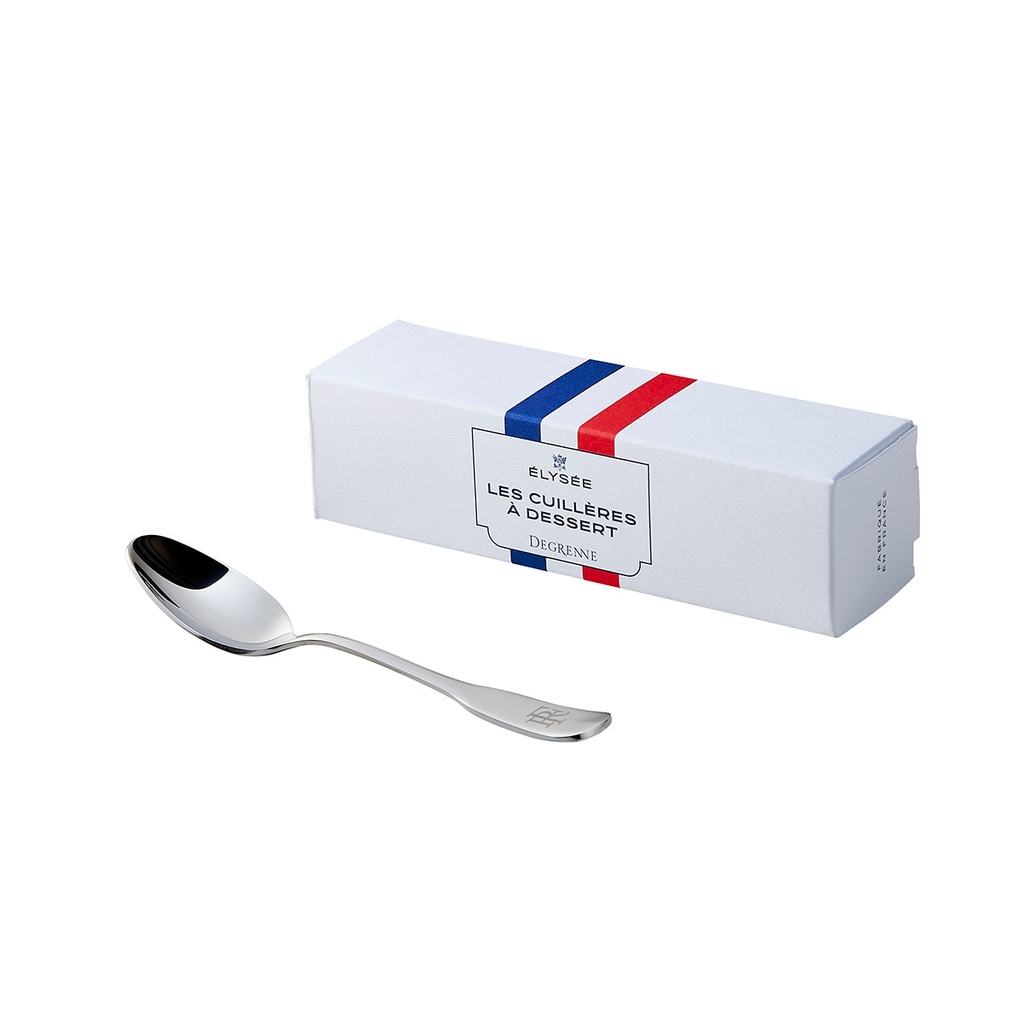 DEGRENNE DEGRENNE ELYSEE — gift box of 4 coffee/tea spoons degrenne republique francaise — 240017 (Set of 4 pieces)