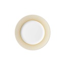 DEGRENNE GRAPHIQUE CLASSIQUE.DORE.. — Round bread and butter plate 15 cm — 246112 (Pack of 6 pieces)