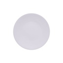 DEGRENNE MODULO NATURE Kaolin — round dinner plate 26 cm — 246751 (Pack of 6 pieces)
