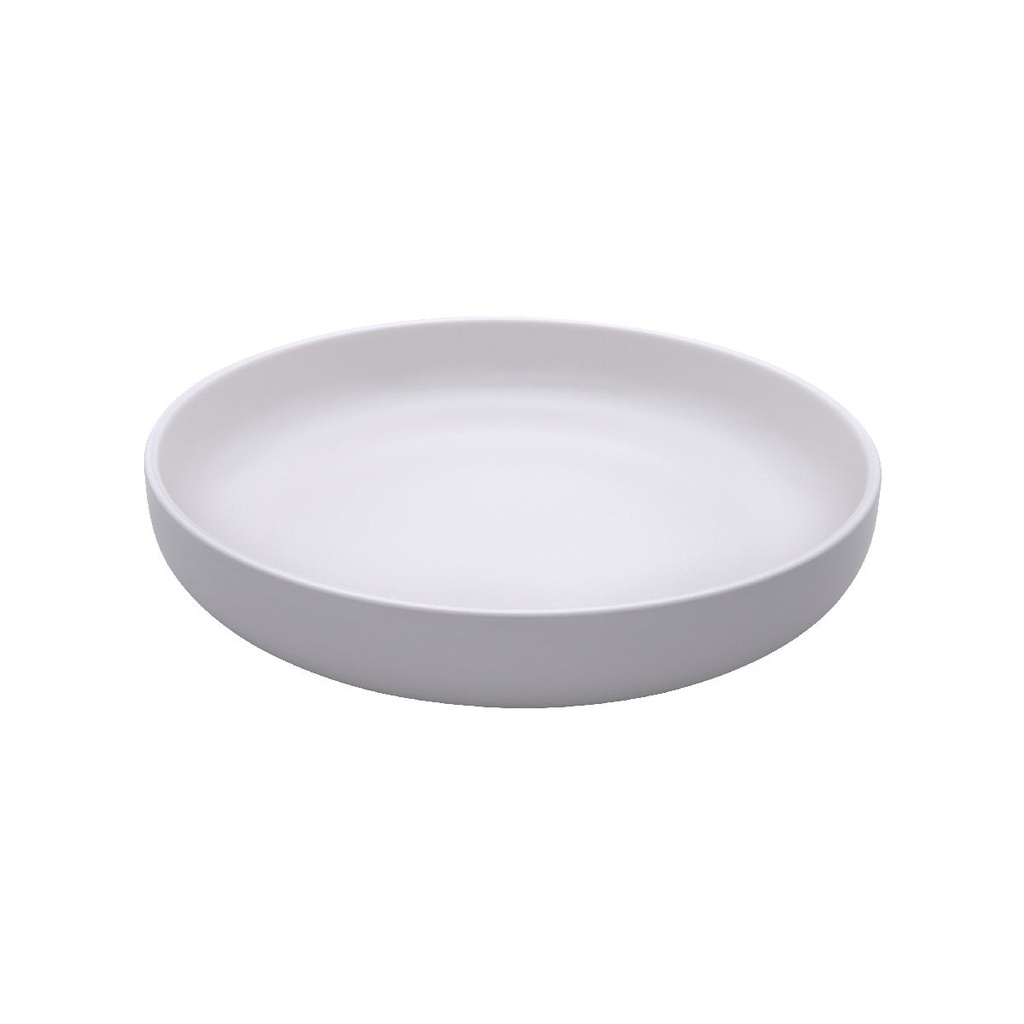 DEGRENNE MODULO NATURE Kaolin — Salad/ cereal plate 22cm — 246756 (Pack of 6 pieces)