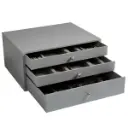 DEGRENNE ECRINS — wood grey canteen for 124 pieces — 230427 (One piece)