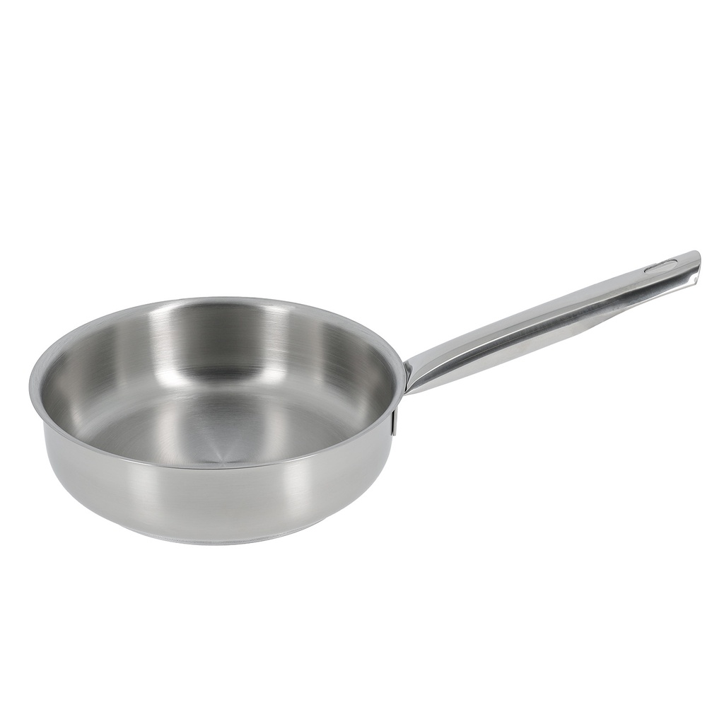 Mallard Ferrière Flared stainless steel saute pan — Ø320 mm, 4.7 L — 00255