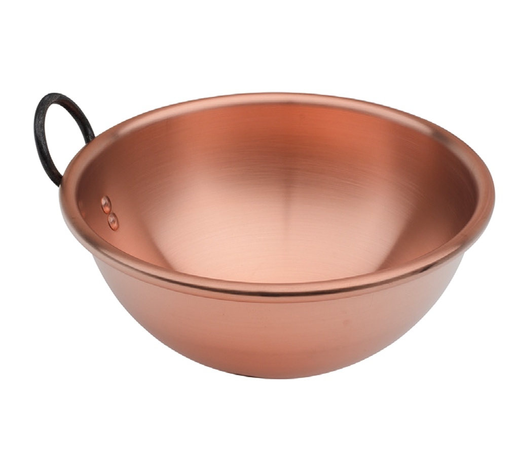 Mallard Ferrière Copper egg-white bowl with ring — Diameter: 200 mm; Capacity l: 1.5 L — 00590