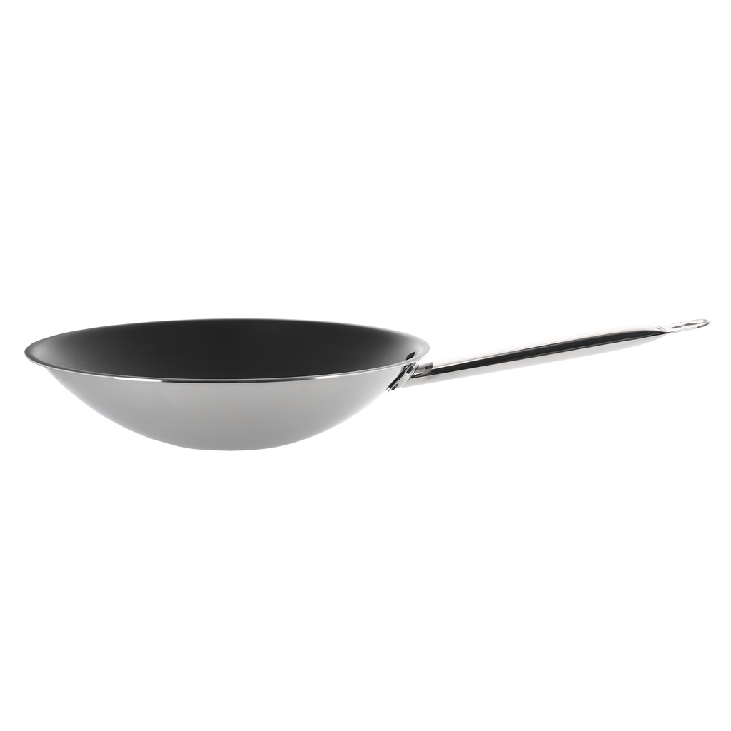 Mallard Ferrière Excalibur flat-bottom wok — Diameter: 360 mm — 00789