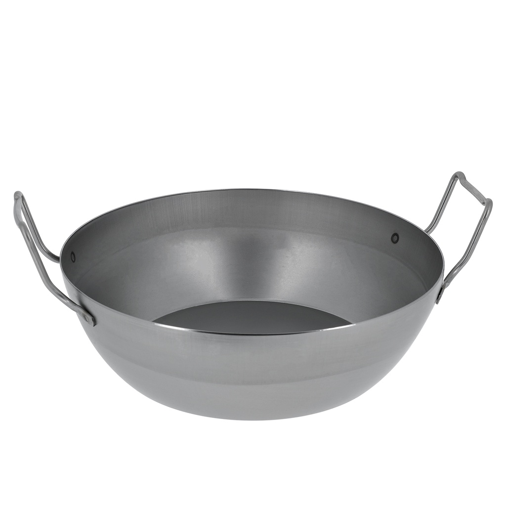 Mallard Ferrière Rounded sheet-steel deep-frying pan without basket — Diameter: 500 mm; Capacity: 23.5 L — 00944