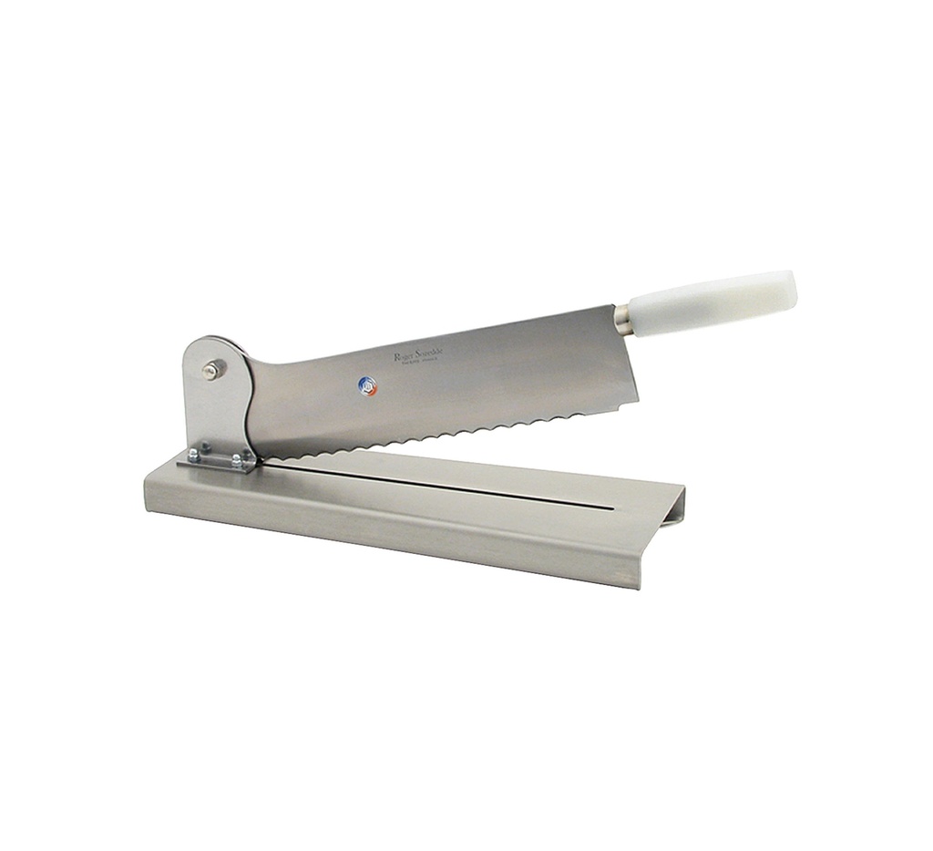 Mallard Ferrière Manual bread cutter on base — Blade length: 350mm — 01406