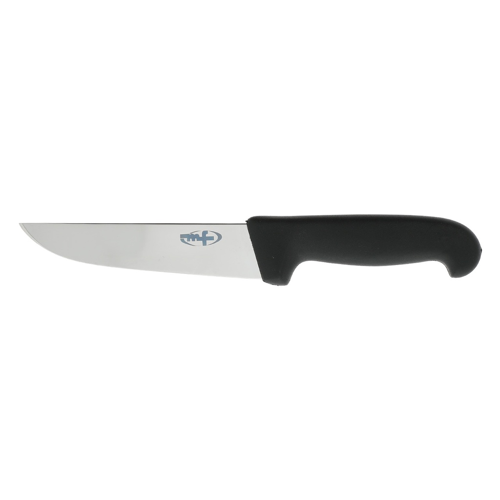 Mallard Ferrière Butcher knife with polypropylene handle — Black handle — Blade length: 160 mm — 01631